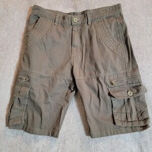 US Army Military Green Utility Cargo Shorts Men's Size 33‎